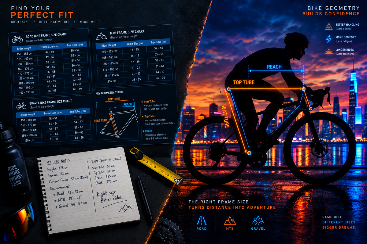 How to Choose the Right Bike Frame Size