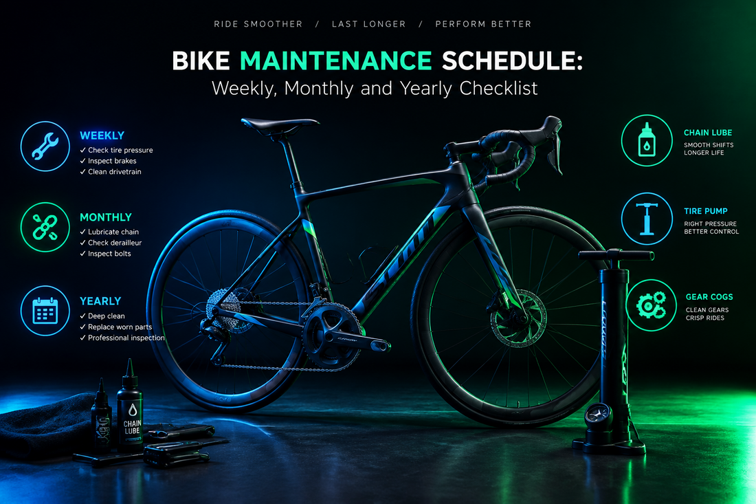 Bike Maintenance Schedule: Weekly, Monthly and Yearly Checklist