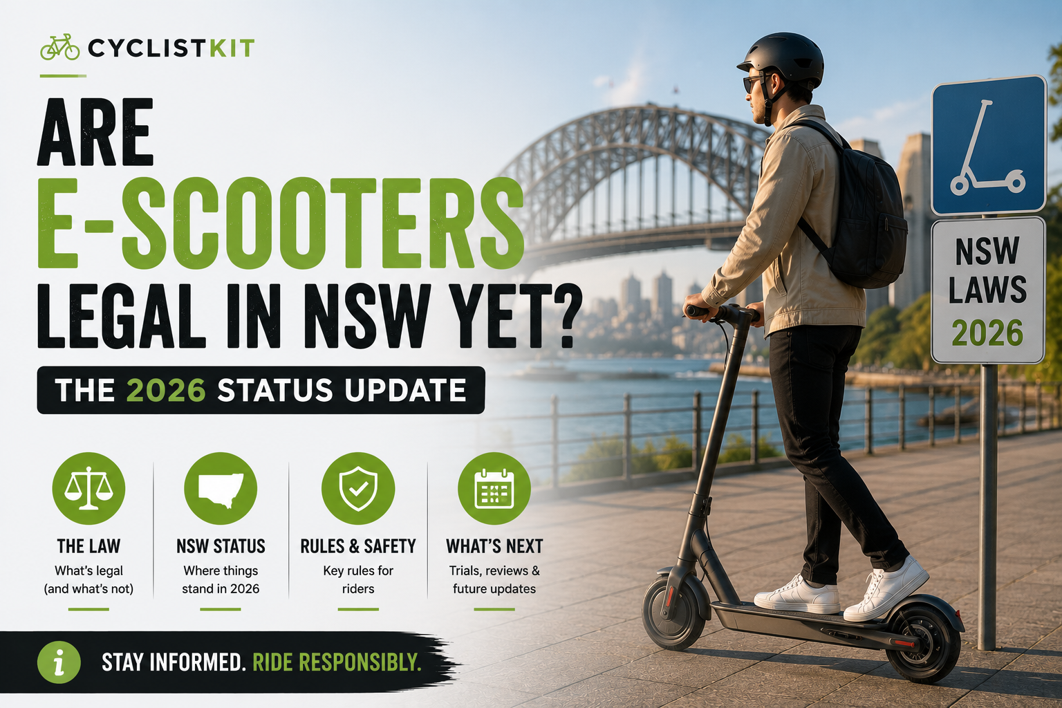 E-scooter laws and legal status in NSW Australia 2026