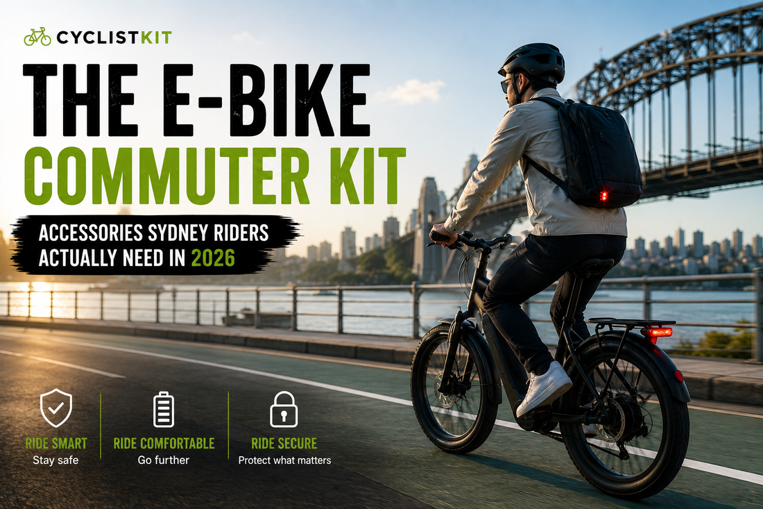 E-bike commuter accessories for Sydney riders