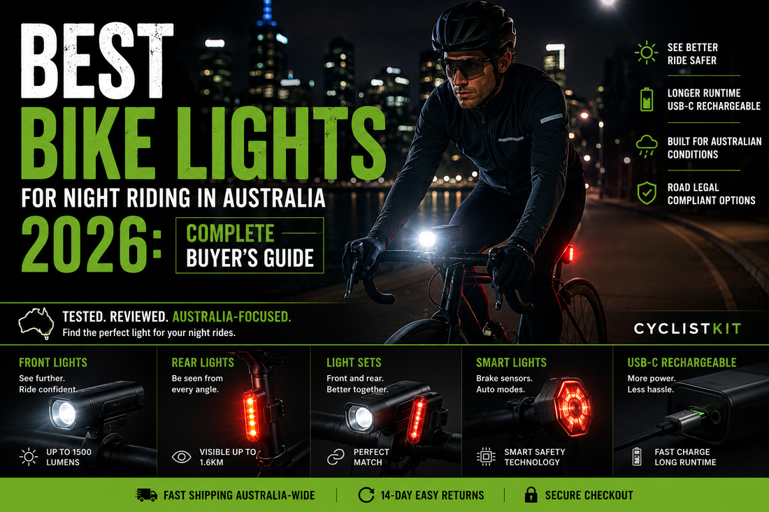 Bike lights for night riding safety in Australia