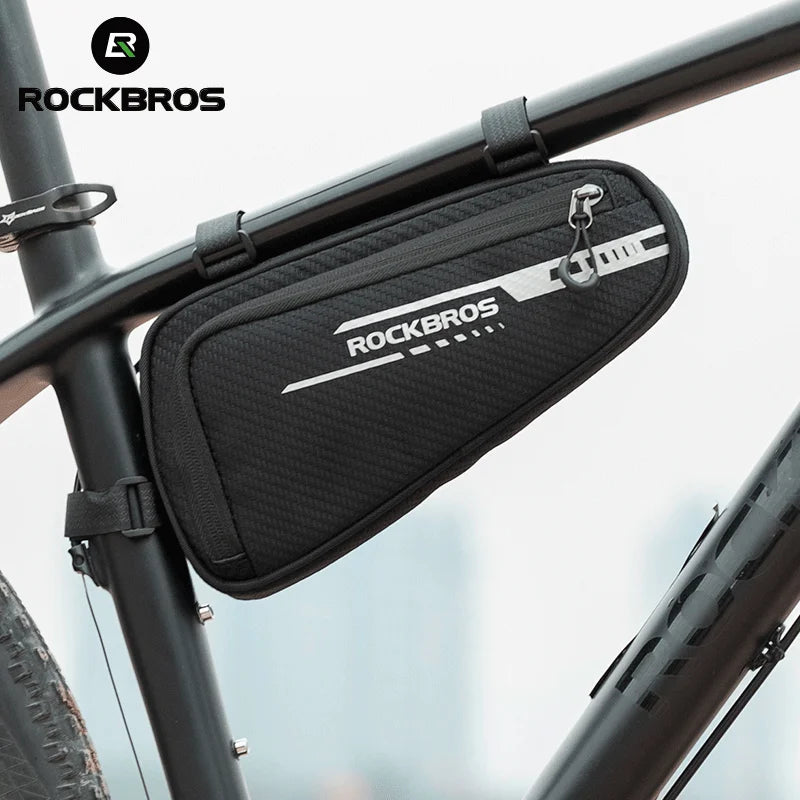 ROCKBROS 1.2L triangle frame bag no-contact design - main view