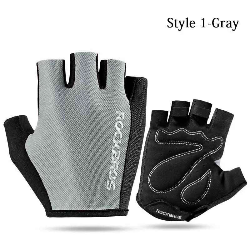 ROCKBROS Half-Finger Cycling Gloves — Shockproof