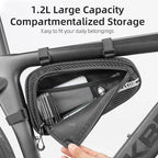 Frame bag installed inside bike triangle - view 3