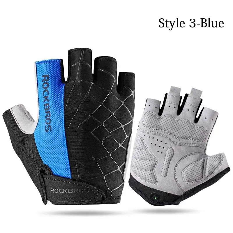 Anti-slip half-finger MTB gloves - view 12