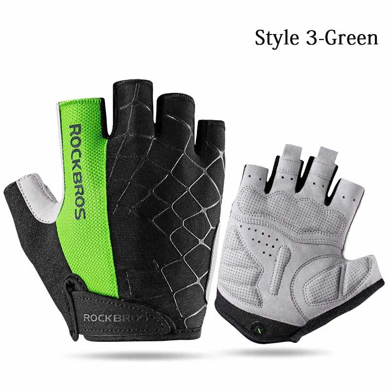 ROCKBROS Half-Finger Cycling Gloves — Shockproof