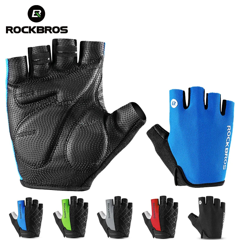 Shockproof cycling gloves anti-slip grip - view 2