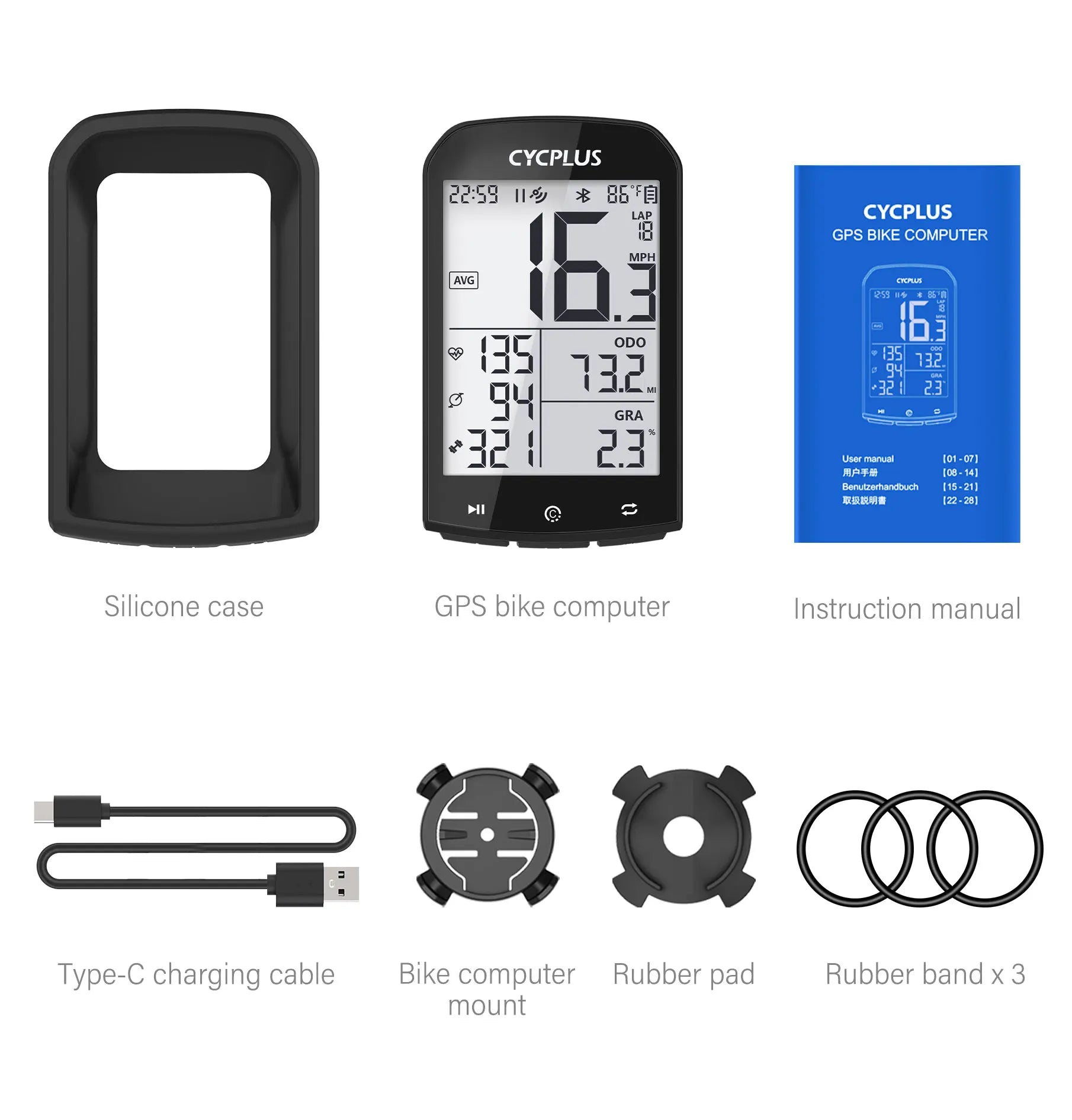 CYCPLUS C3 speed cadence sensor bundle - view 7