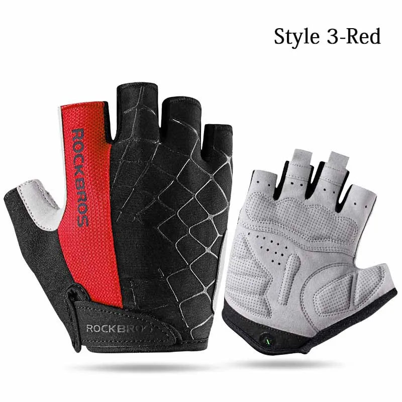 ROCKBROS shockproof gloves grey style - view 10