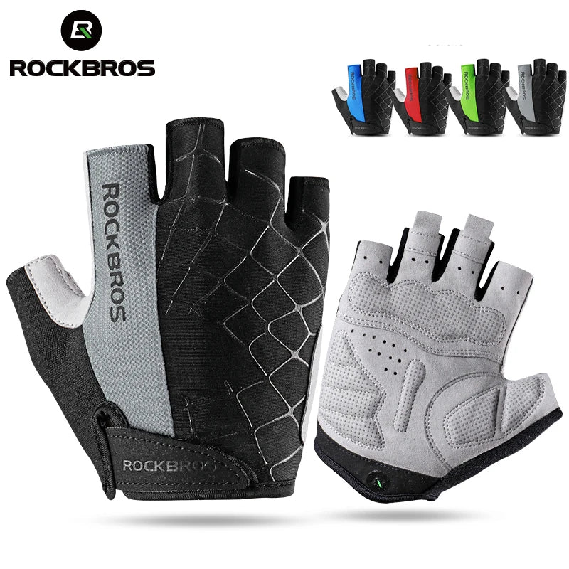 ROCKBROS half-finger cycling gloves shockproof - main view