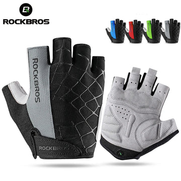 ROCKBROS half-finger cycling gloves shockproof - main view