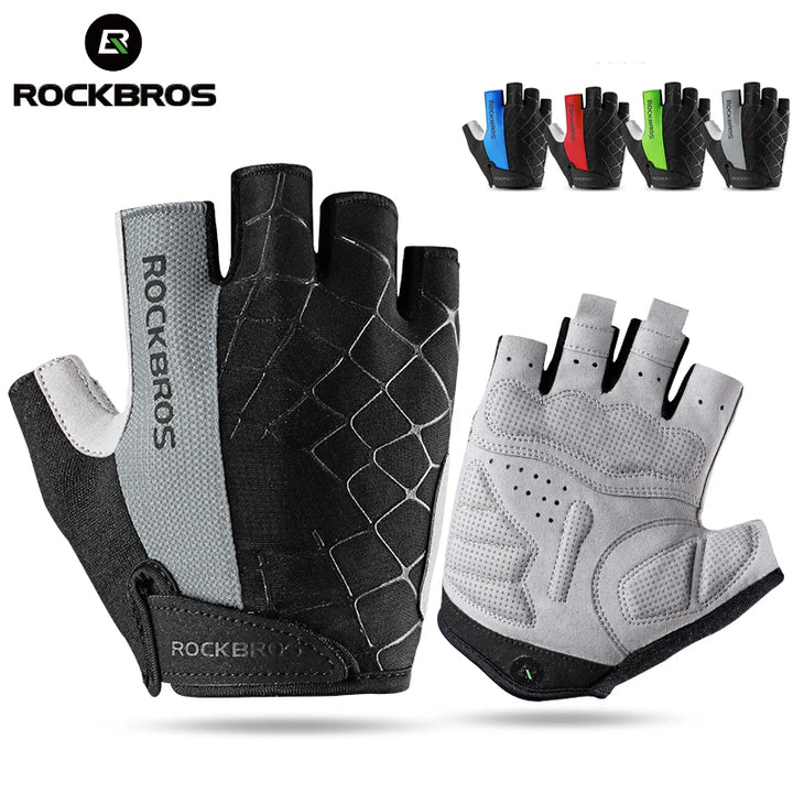 ROCKBROS half-finger cycling gloves shockproof - main view