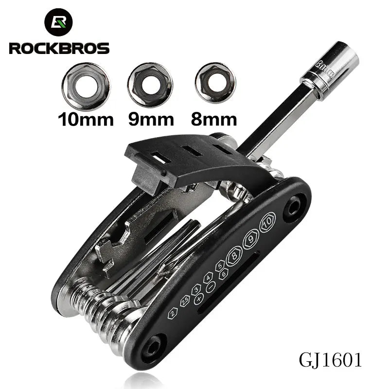 Bike tool kit hex wrench functions - view 2