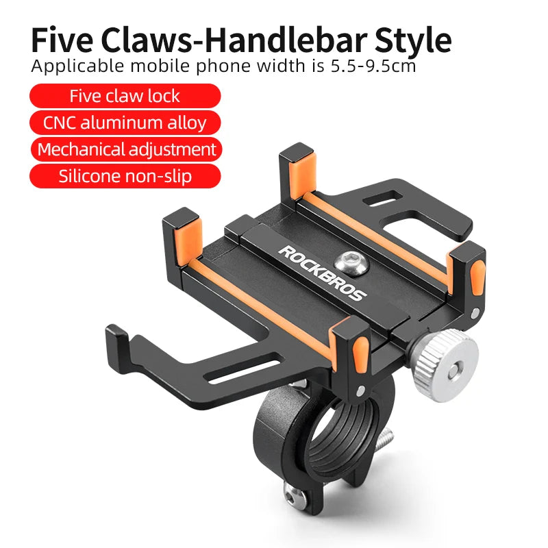 Aluminium alloy bike phone stand - view 9