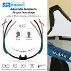 TR-90 lightweight cycling eyewear frame - view 5