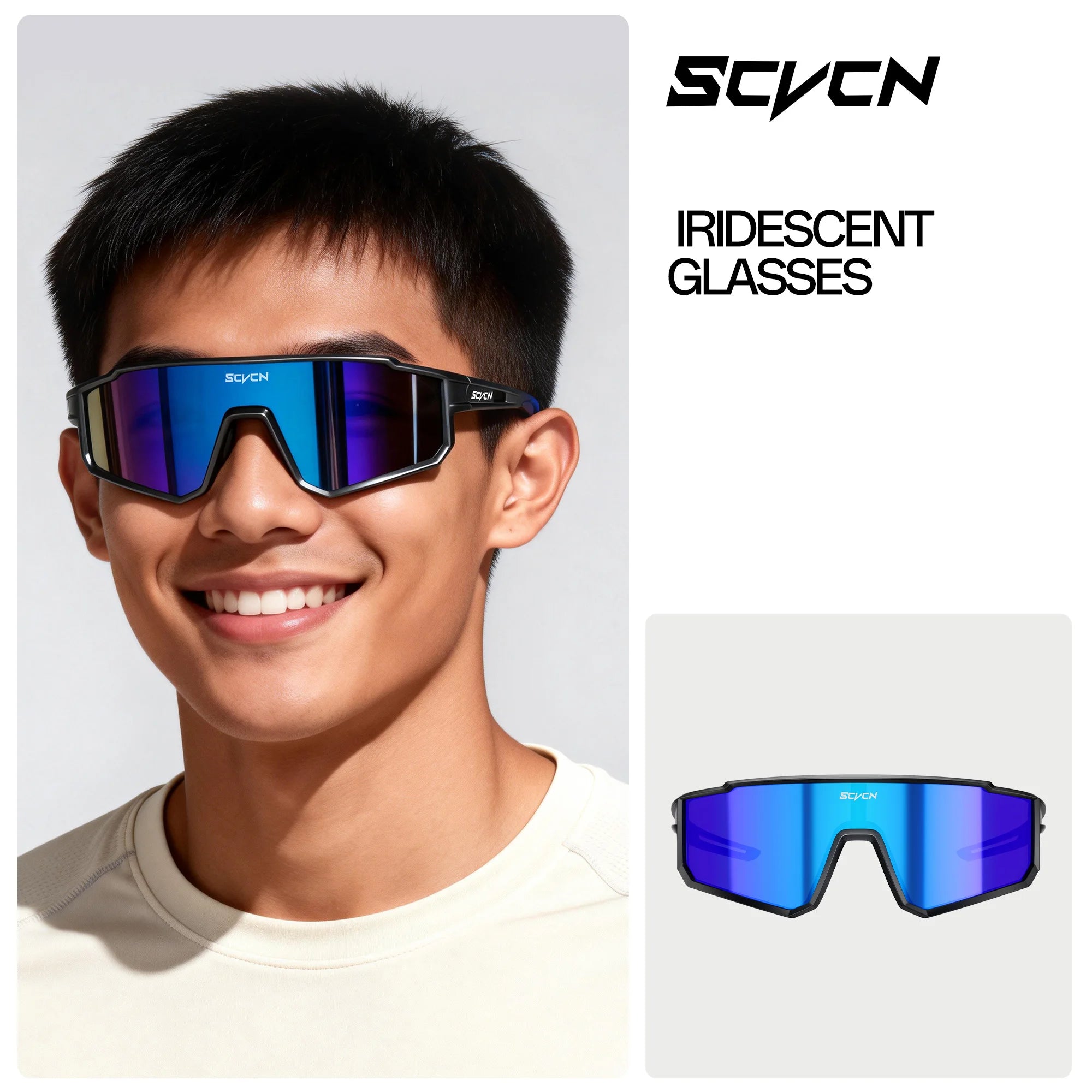 SCVCN UV400 cycling sunglasses packaging