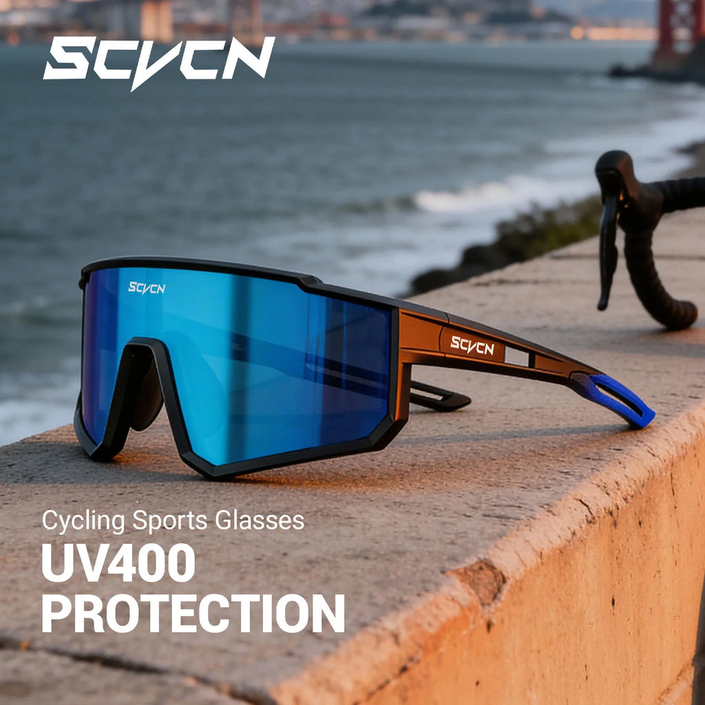 SCVCN UV400 cycling sunglasses main view