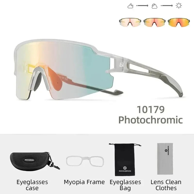 ROCKBROS Photochromic & Polarised Cycling Glasses