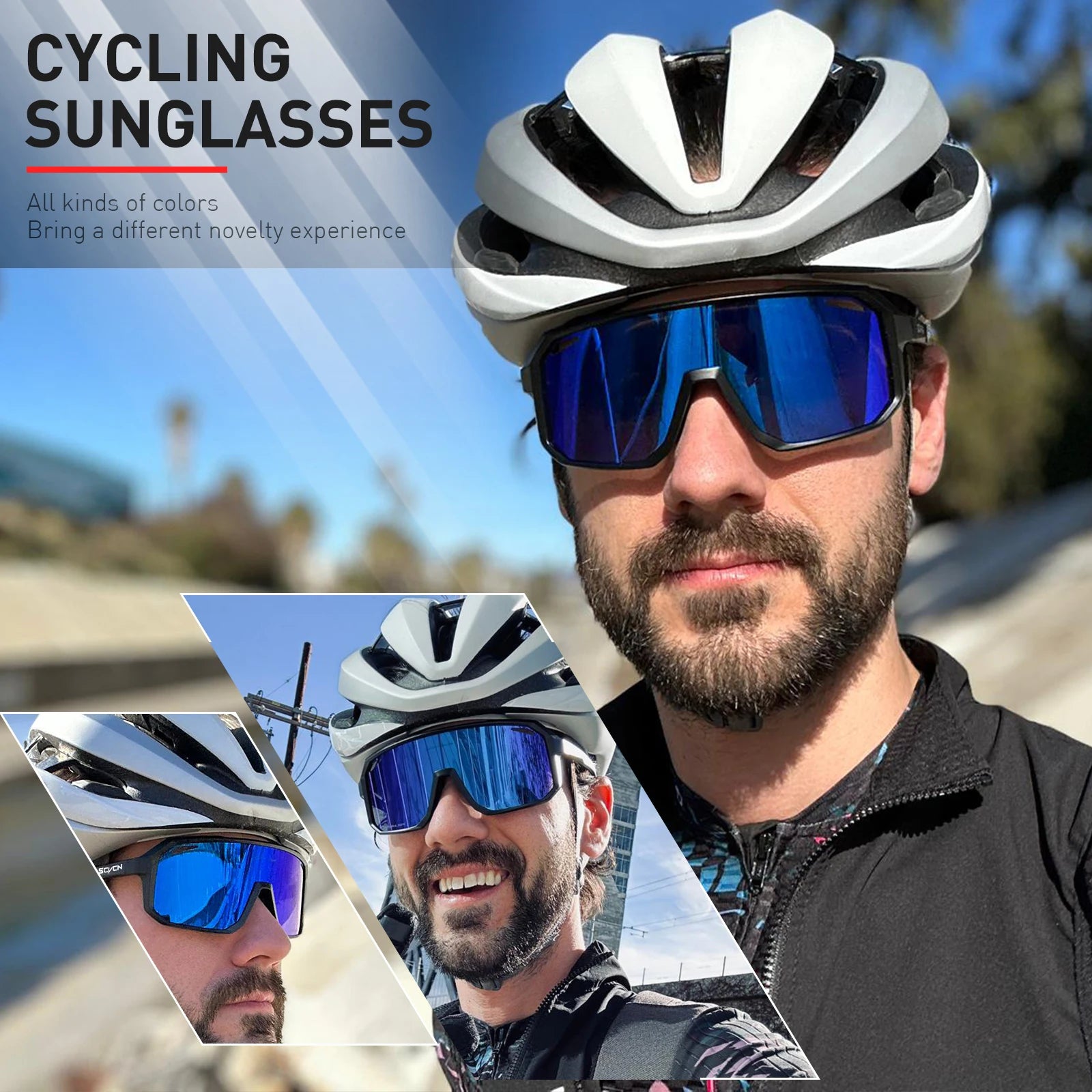 SCVCN Cycling Sunglasses — UV400 Outdoor