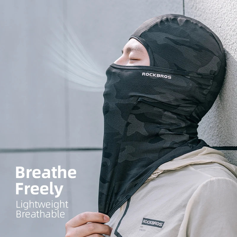 Light grey camo cooling balaclava - view 5