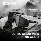 SCVCN UV400 sunglasses lens close-up