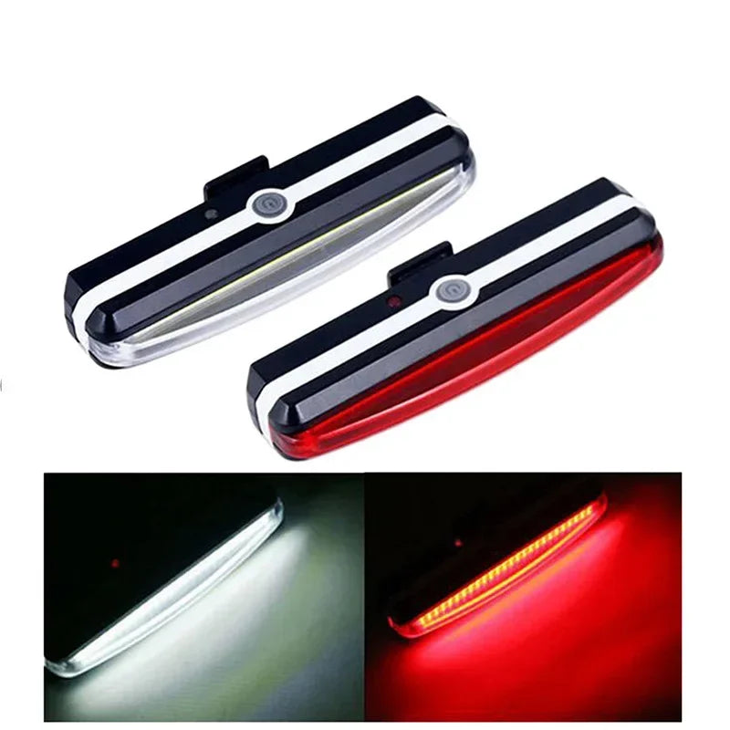 Square COB bike light white - view 11