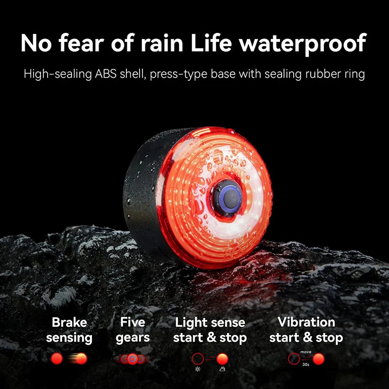Smart taillight IPX6 waterproof detail - view 4