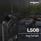 Radar bike light detection range diagram
