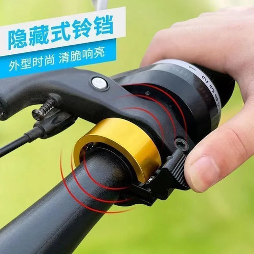 Bike bell black colour handlebar mount - view 2