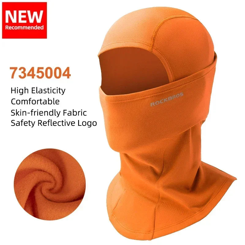 Long style winter balaclava worn cycling - view 16