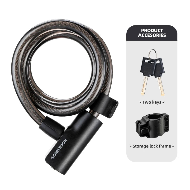 Cable lock wrapped steel core - view 7