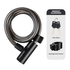 Cable lock wrapped steel core - view 7