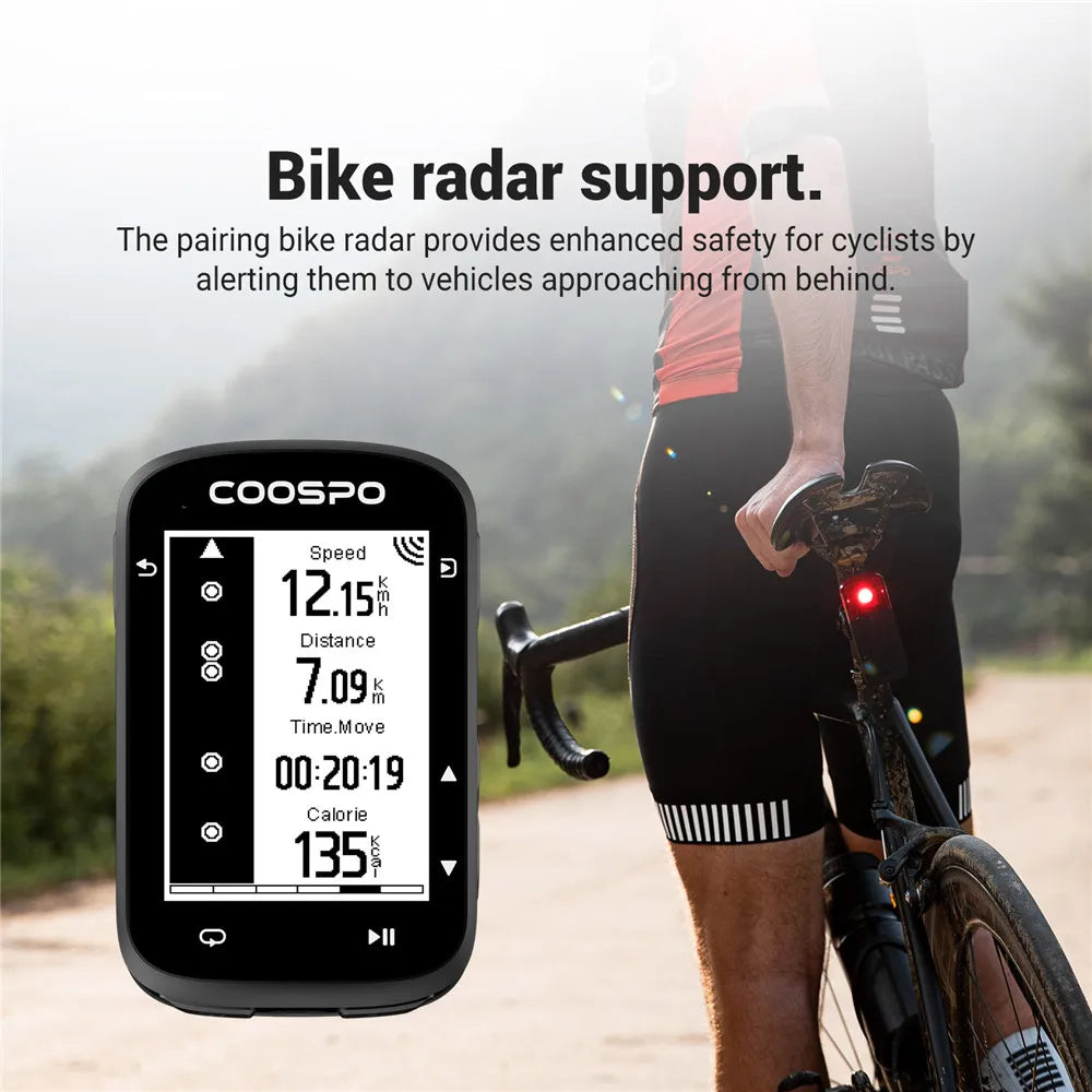 Wireless bike computer ANT+ Bluetooth 5.0 waterproof - view 4