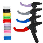 Silicone brake handle cover anti-slip grip yellow red green - main view