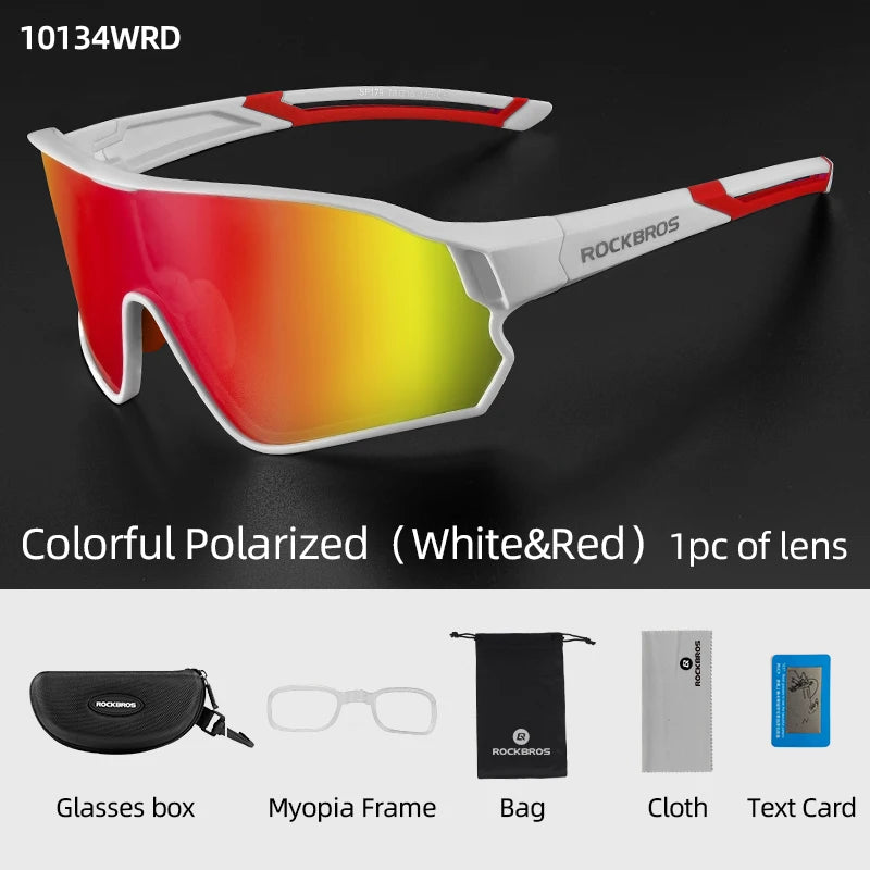 Black and teal cycling sunglasses blue mirror - view 9