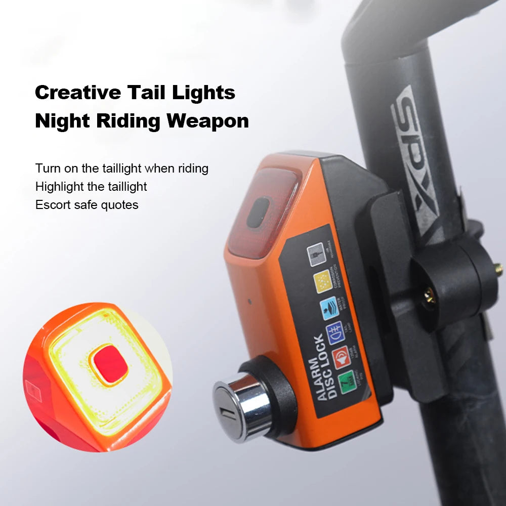 USB rechargeable alarm lock detail - view 4