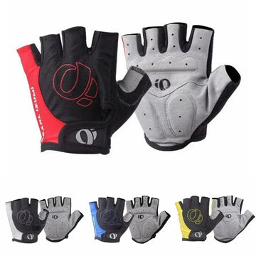 Half-finger cycling gloves gel padded anti-slip - main view