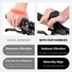 WEST BIKING Bar End Grips — Ergonomic Inner Handlebar