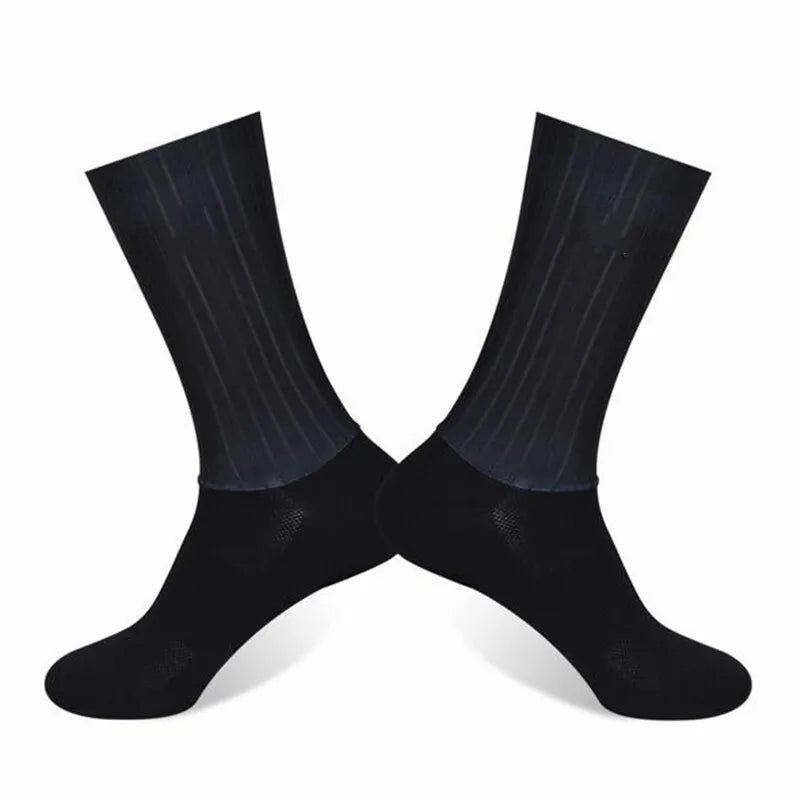 Seamless knit cycling socks knee-high - view 3