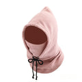 Warm winter balaclava hood in grey - view 6