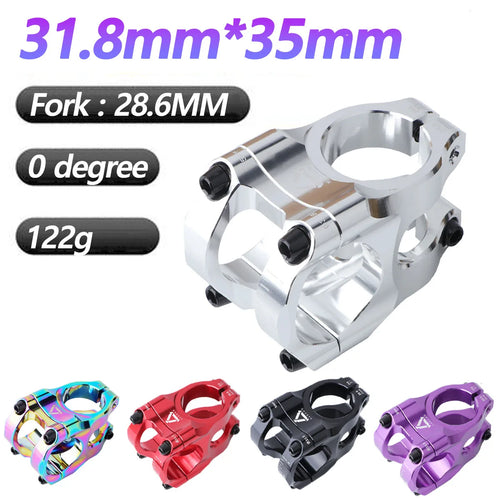 35mm short bike stem aluminium alloy - main view