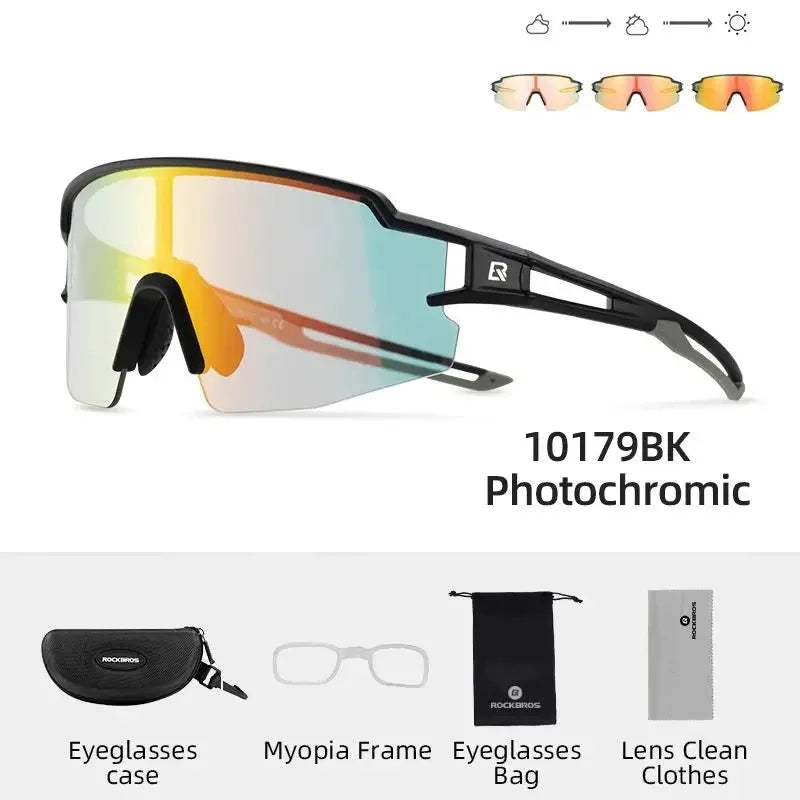 Photochromic cycling sunglasses outdoor sports - view 12