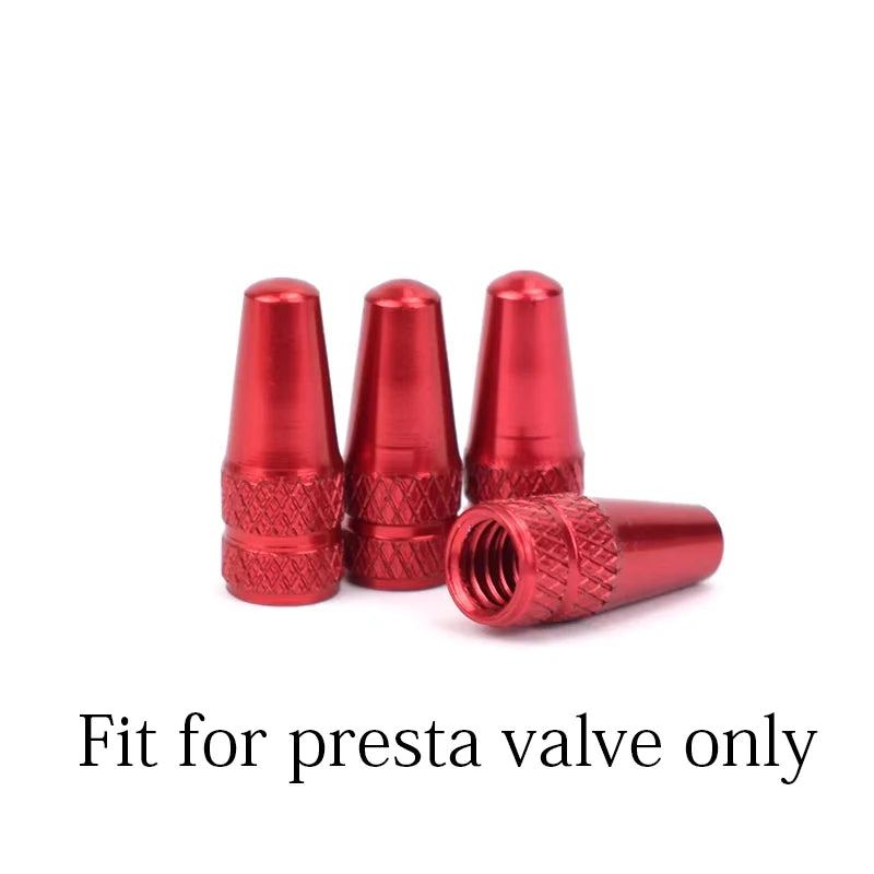 Aluminium Presta Valve Caps — Dustproof