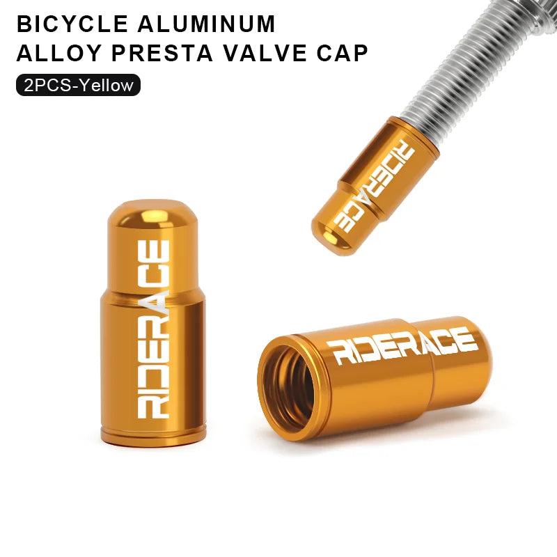 Bike Valve Caps — 2/4/10 Pack Presta Covers