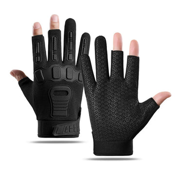 Tactical half-finger gloves anti-slip grip - main view