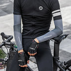 UV400 ice silk cycling arm sleeves breathable - view 2