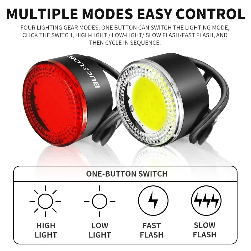 BUCKLOS round COB light USB rechargeable - view 4