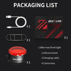 Strip bike tail light red waterproof - view 6