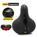 Hollow Breathable Bike Saddle — Shock-Absorbing, Reflective Tail