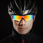 Lightweight acetate frame cycling sunglasses - view 5